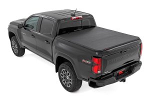 Chevrolet Colorado Soft Tri-Fold Bed Cover - Rough Country - Tri-Fold Vinyl - '23-'25